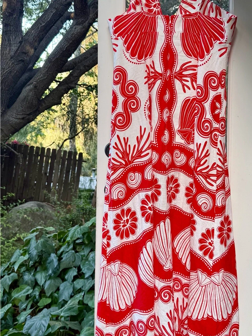 White Ainika Shell Maxi Dress - Picture 5 of 13